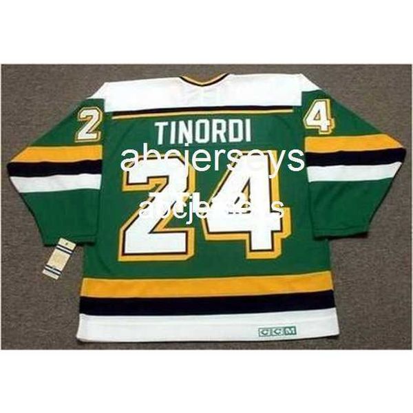 #24 mark tinordi minnesota north stars 1989 ccm vintage home hockey jersey stitch any name number, Black
#24 mark tinordi minnesota north stars 1989 ccm vintage home hockey jersey stitch any name number, Black