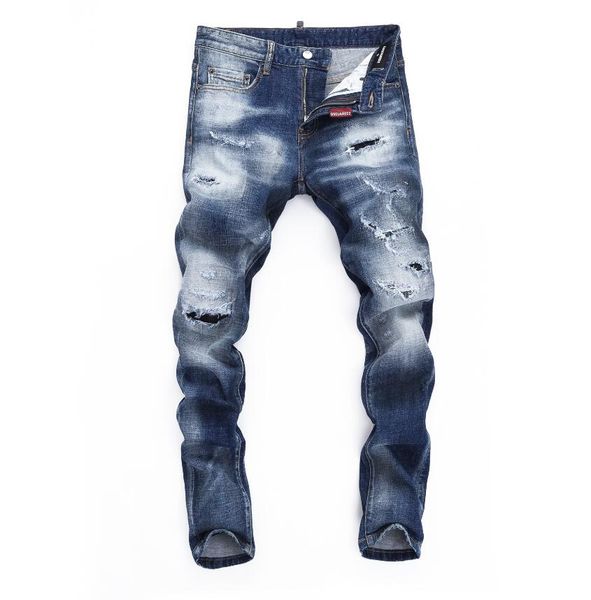 men's jeans european denim hombre letter star men's embroidery stitching ripped holes ripped trend brand motorcycle pants thin, Blue
men's jeans european denim hombre letter star men's embroidery stitching ripped holes ripped trend brand motorcycle pants thin, Blue