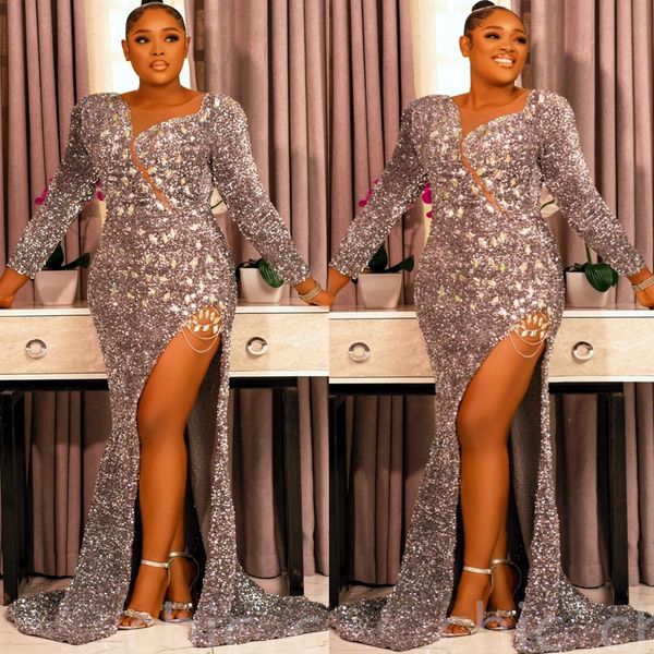 2022 arabic aso ebi silver mermaid prom dresses sequined lace evening formal party second reception birthday engagement bridesmaid gowns dre, Black
2022 arabic aso ebi silver mermaid prom dresses sequined lace evening formal party second reception birthday engagement bridesmaid gowns dre, Black