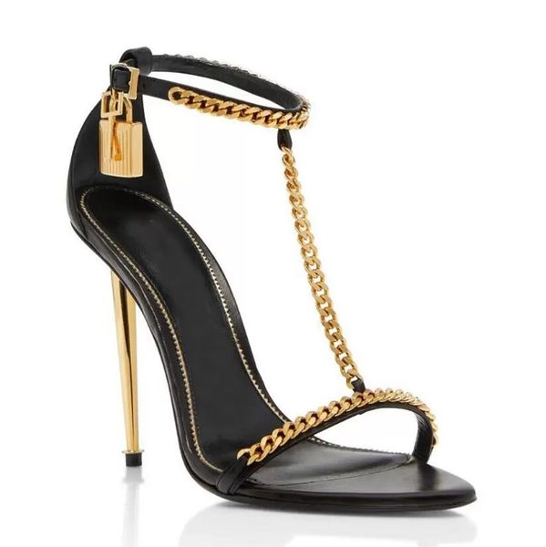 sandals shoes women pointy gladiator summer famous brand gold chain lin padlock naked tomfords link embellishment shoesbox, Black
sandals shoes women pointy gladiator summer famous brand gold chain lin padlock naked tomfords link embellishment shoesbox, Black
