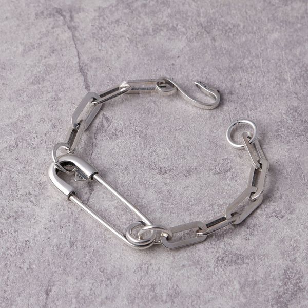 solid 925 sterling silver link chain bracelets clip charm antique vintage punk handmade fashion luxury jewelry accessories gifts, Black
solid 925 sterling silver link chain bracelets clip charm antique vintage punk handmade fashion luxury jewelry accessories gifts, Black