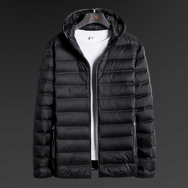 2022 new lightweight down jacket men's hooded collar short large middle-aged thin, Black
2022 new lightweight down jacket men's hooded collar short large middle-aged thin, Black