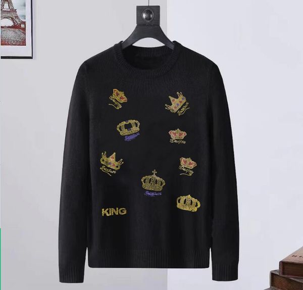 rhinestone sweaters streetwear casual pullover men's coats men fashion sweatshirts male winter, White;black
rhinestone sweaters streetwear casual pullover men's coats men fashion sweatshirts male winter, White;black