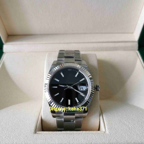 bpf mens watces classic series 126334 41mm black dial oyster bracelet sapphire luminova 2813 movement automatic mechanical men watch wristwa, Slivery;brown
bpf mens watces classic series 126334 41mm black dial oyster bracelet sapphire luminova 2813 movement automatic mechanical men watch wristwa, Slivery;brown