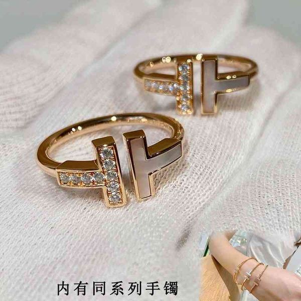 designerv gold t home double t ring women's fashion diamond inlaid open spell sterling silver rose luxury t-shaped white fritillaria
designerv gold t home double t ring women's fashion diamond inlaid open spell sterling silver rose luxury t-shaped white fritillaria