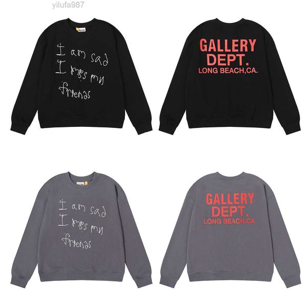 men's hoodies sweatshirts sweater fashion gary dept classic letter printing loose large round neck, Black
men's hoodies sweatshirts sweater fashion gary dept classic letter printing loose large round neck, Black