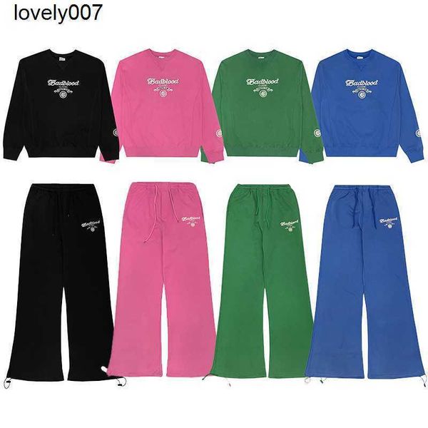 men's tracksuits designer new babdlood embroidery loose relaxed crew neck sweater cotton long pants elastic pants set men women, Gray
men's tracksuits designer new babdlood embroidery loose relaxed crew neck sweater cotton long pants elastic pants set men women, Gray