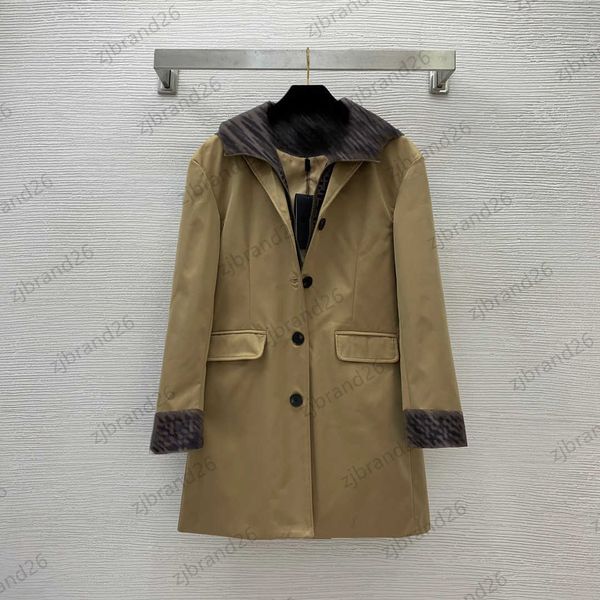 womens trench coat front brand logo embroidery double f print fake two pieces hooded coat cuffs turned out hem back slit design outerwear au, Tan;black
womens trench coat front brand logo embroidery double f print fake two pieces hooded coat cuffs turned out hem back slit design outerwear au, Tan;black