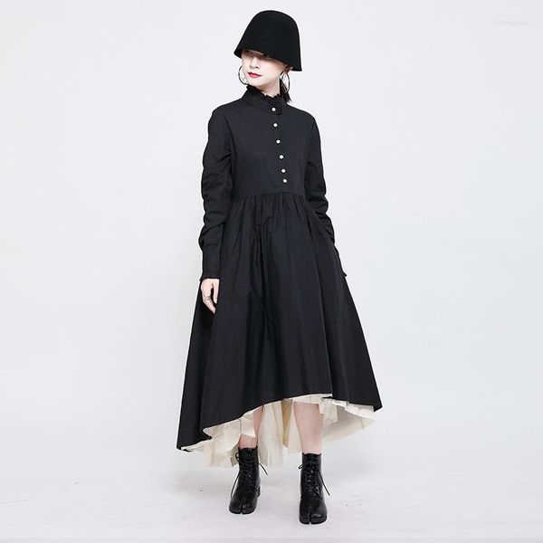 casual dresses autumn dress women cotton vintage a-line solid full bow empire for japan dark style luxury designer, Black;gray
casual dresses autumn dress women cotton vintage a-line solid full bow empire for japan dark style luxury designer, Black;gray