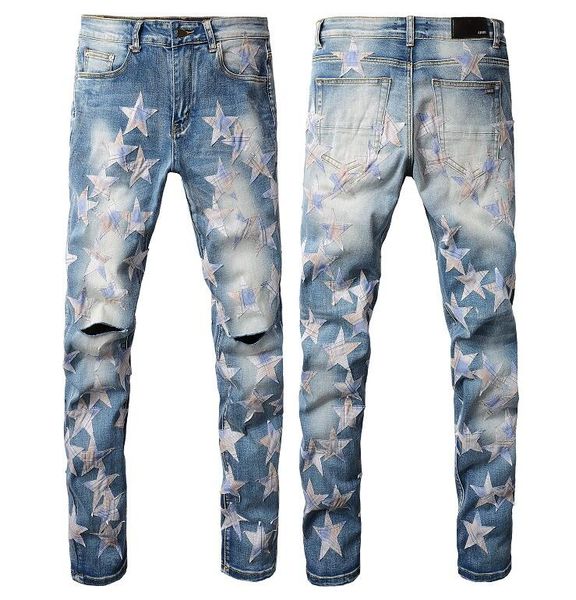 men jeans for men rip slim fit skinny men pants orange star patch wearing cowboy stretch cult stretch motorcycle chic long straight hip hop, Blue
men jeans for men rip slim fit skinny men pants orange star patch wearing cowboy stretch cult stretch motorcycle chic long straight hip hop, Blue