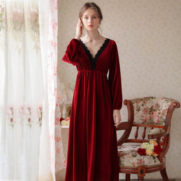 gold velvet sleepwear ladies 2022 new long sleeved autumn and winter pajamas pure desire backless home wear, Black;red
gold velvet sleepwear ladies 2022 new long sleeved autumn and winter pajamas pure desire backless home wear, Black;red