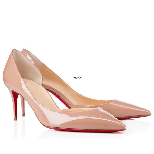 red-bottoms shoe christians nud/black patent leather dress pumps for women shoe red iriza shoes lady red-soles high heels party su auc 
red-bottoms shoe christians nud/black patent leather dress pumps for women shoe red iriza shoes lady red-soles high heels party su auc
