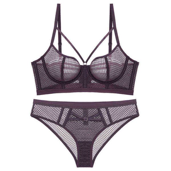 bras sets sexi lingeri women bra and panties set push up gather wired transparent cup strappy style five hook-and-eye feminine lingerie t220, Red;black
bras sets sexi lingeri women bra and panties set push up gather wired transparent cup strappy style five hook-and-eye feminine lingerie t220, Red;black
