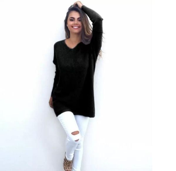 sweater women spring autumn winter thin casual loose coat long sleeve pullovers, White;black
sweater women spring autumn winter thin casual loose coat long sleeve pullovers, White;black