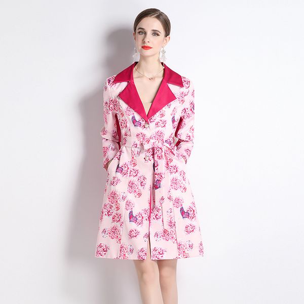 fashionable women's trench coats autumn winter notched collar single breasted belt sliming outwear elegant printed, Tan;black
fashionable women's trench coats autumn winter notched collar single breasted belt sliming outwear elegant printed, Tan;black