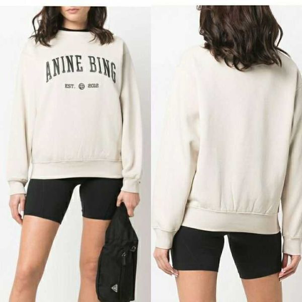 women's hoodies sweatshirts anine bing letters embroidered sweatshirt women designer pullover sweater fashion hoodie fleece sportswear, Black
women's hoodies sweatshirts anine bing letters embroidered sweatshirt women designer pullover sweater fashion hoodie fleece sportswear, Black