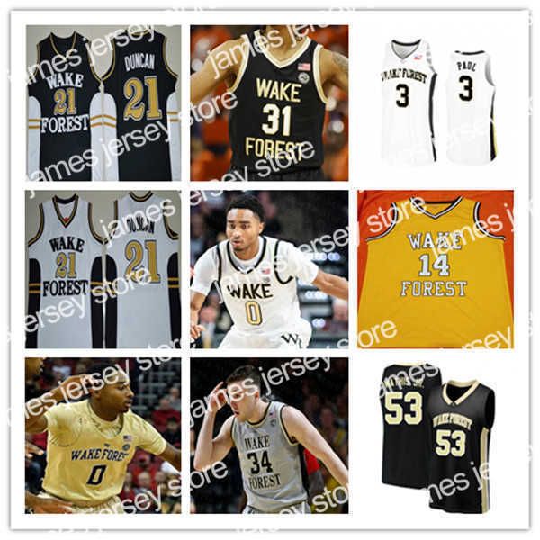 college basketball wears ncaa wake wf forest demon deacons basketball jersey alondes williams jake laravia daivien williamson duncan paul ca, Black
college basketball wears ncaa wake wf forest demon deacons basketball jersey alondes williams jake laravia daivien williamson duncan paul ca, Black