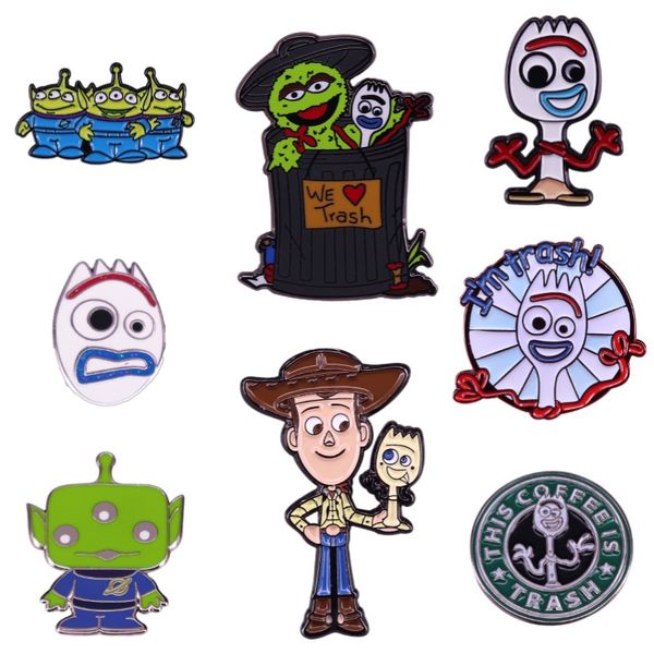 other fashion accessories excellent quality classic high score funny movie enamel pins west cowboy cute green alien cartoon brooches backpac, Silver
other fashion accessories excellent quality classic high score funny movie enamel pins west cowboy cute green alien cartoon brooches backpac, Silver