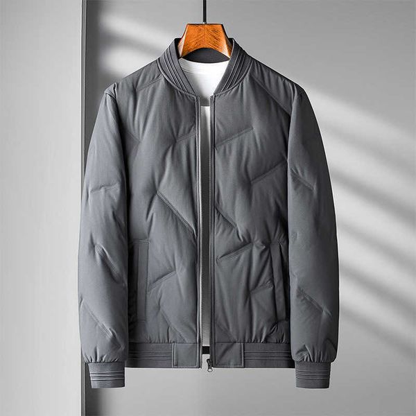 winter new style men's leisure business simple short thickened baseball collar down jacket men, Black
winter new style men's leisure business simple short thickened baseball collar down jacket men, Black
