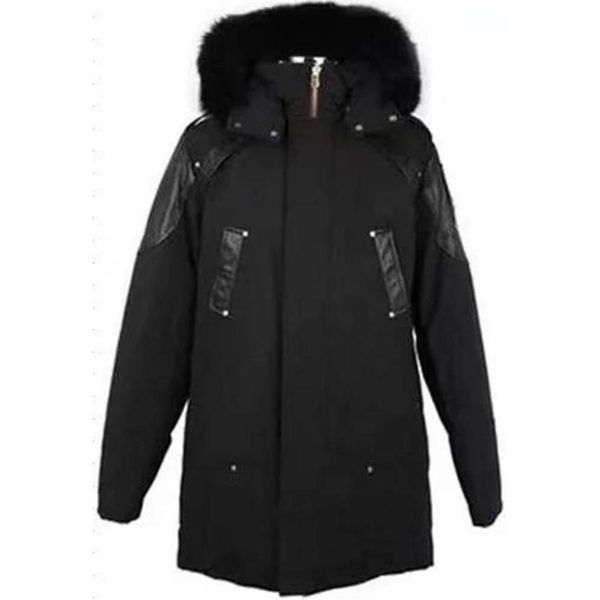 long designes men's jacket winter down coat cotton windbreaker big fur collar hooded moose coats thick warm parka puffer jack2958, Black
long designes men's jacket winter down coat cotton windbreaker big fur collar hooded moose coats thick warm parka puffer jack2958, Black