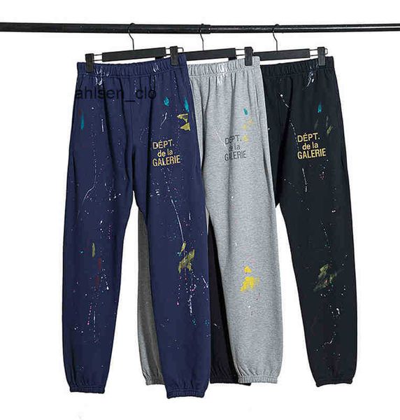 hip hop galleryes designer pants dept splashing hand-painted ink graffiti high street loose leggings guard men's and women's, Black
hip hop galleryes designer pants dept splashing hand-painted ink graffiti high street loose leggings guard men's and women's, Black