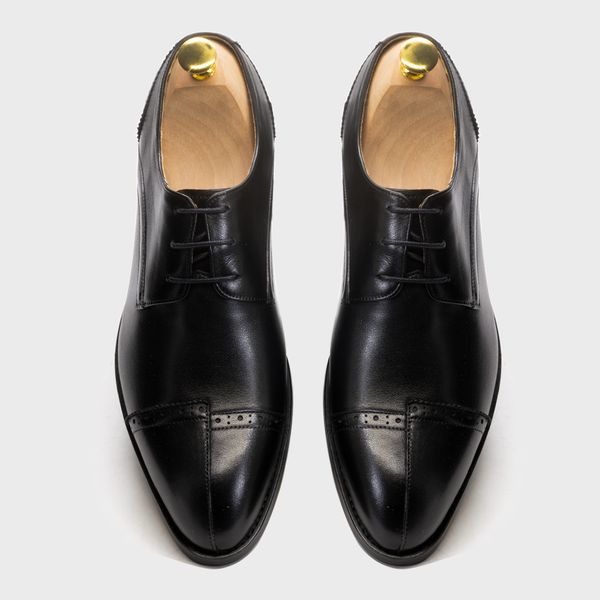 2022 autumn derby lace-up dress shoe for men business calf genuine leather handcrafted luxury men's wedding formal shoes mal, Black
2022 autumn derby lace-up dress shoe for men business calf genuine leather handcrafted luxury men's wedding formal shoes mal, Black