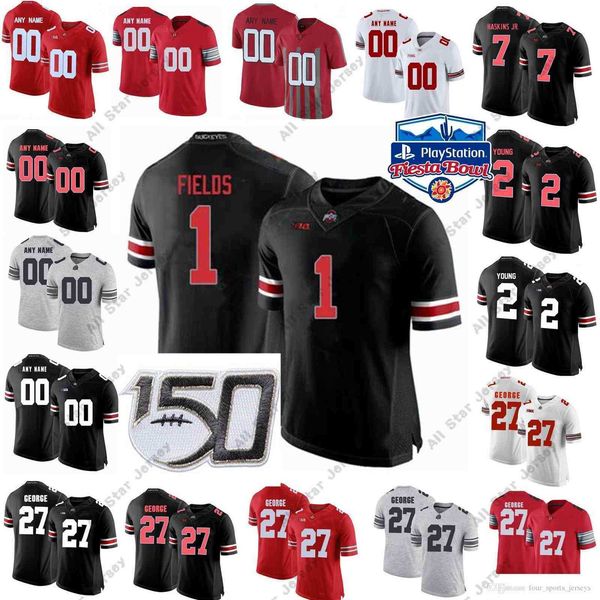 american college football wear ncaa ohio state buckeyes college football jerseys kids youth justin fields jersey chase young haskins jr. ell, Black
american college football wear ncaa ohio state buckeyes college football jerseys kids youth justin fields jersey chase young haskins jr. ell, Black