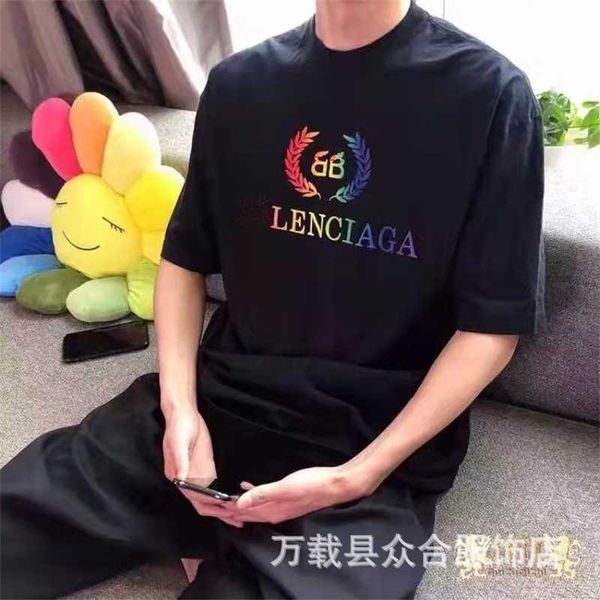 balencaigass men's t-shirts high version paris double bb wheat ear alphabet printed t-shirt classic loose short sleeve men's and w, White;black
balencaigass men's t-shirts high version paris double bb wheat ear alphabet printed t-shirt classic loose short sleeve men's and w, White;black
