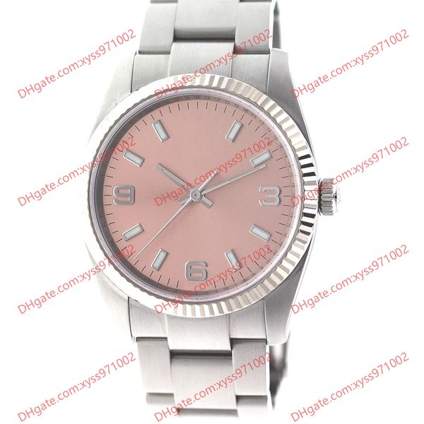 highquality luxury men's watch 2813 automata 114234 watches 36mm pink dial fashionable women's watch sapphire glass wristwatch sta, Slivery;brown
highquality luxury men's watch 2813 automata 114234 watches 36mm pink dial fashionable women's watch sapphire glass wristwatch sta, Slivery;brown