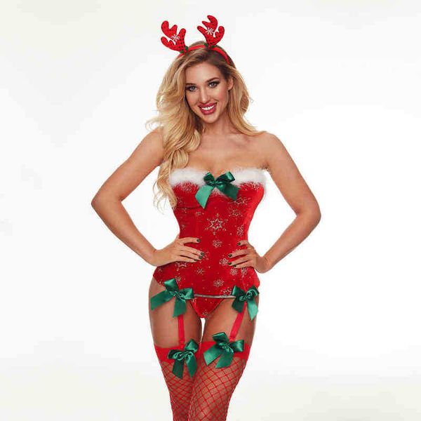 stage wear christmas come 4piece set for women girl christmas santa corset lovely christmas headdress stockings t220901, Black;red
stage wear christmas come 4piece set for women girl christmas santa corset lovely christmas headdress stockings t220901, Black;red