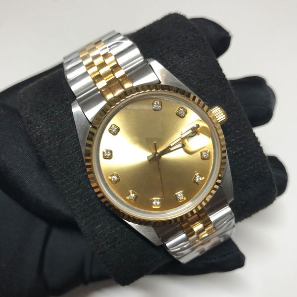 18 types automatic asia 2813 luxury watches gold mixed silver men women datejust 36mm sweeping mechanical watches glide smooth second hand l, Slivery;brown
18 types automatic asia 2813 luxury watches gold mixed silver men women datejust 36mm sweeping mechanical watches glide smooth second hand l, Slivery;brown