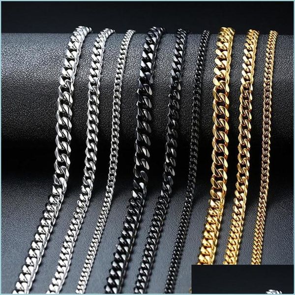 chains chains cuban link chain stainless steel 2mm-m collarbone fashion hip hop punk jewelry necklaces for men women drop delivery 20 dhquc, Silver
chains chains cuban link chain stainless steel 2mm-m collarbone fashion hip hop punk jewelry necklaces for men women drop delivery 20 dhquc, Silver
