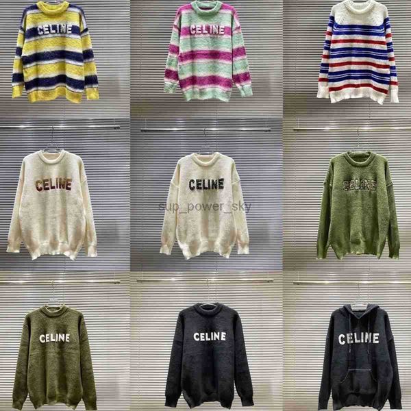 celins designer womens sweaters autumn winter 2022 new fashion brand round neck knitted sweater men women letter embroidery loose couple top, White;black
celins designer womens sweaters autumn winter 2022 new fashion brand round neck knitted sweater men women letter embroidery loose couple top, White;black