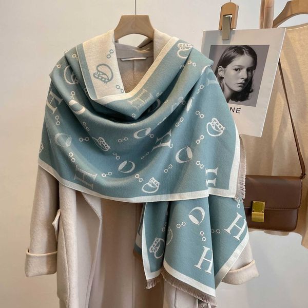 factory online wholesale 75% off classic scarf autumn and winter new style imitation cashmere h-letter scarf recommended clothing accessorie, Blue;gray
factory online wholesale 75% off classic scarf autumn and winter new style imitation cashmere h-letter scarf recommended clothing accessorie, Blue;gray