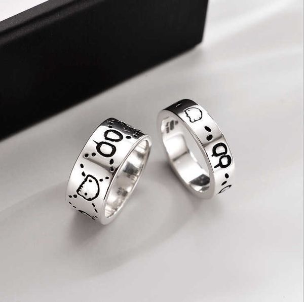bangle sterling silver platinum plated skull band ring men's and women's fashion luxury designer rings classic never fade, Black
bangle sterling silver platinum plated skull band ring men's and women's fashion luxury designer rings classic never fade, Black