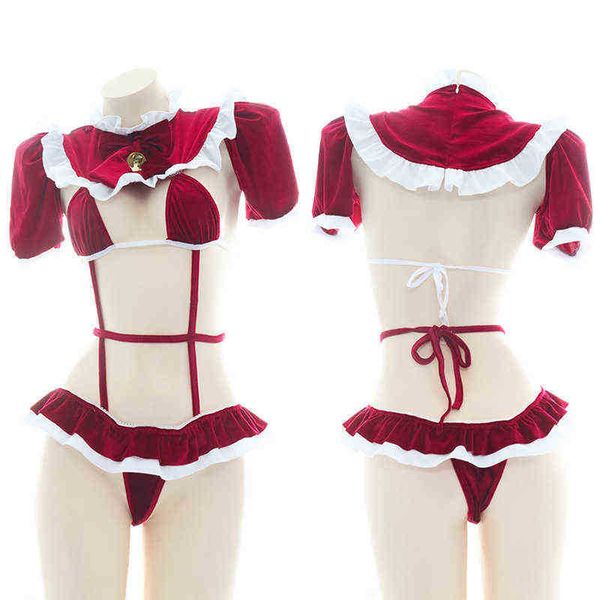 stage wear anime maid cosplay lingerie set lolita girl christmas eve red bikini ruffle bodysuit swimsuit sleepwear xmas pajamas drop ship t2, Black;red
stage wear anime maid cosplay lingerie set lolita girl christmas eve red bikini ruffle bodysuit swimsuit sleepwear xmas pajamas drop ship t2, Black;red