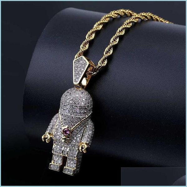 pendant necklaces hip hop jewelry zircon astronaut iced out cool mens pendant necklace gold chain for men fashion drop delivery 2022 dhfyq, Silver
pendant necklaces hip hop jewelry zircon astronaut iced out cool mens pendant necklace gold chain for men fashion drop delivery 2022 dhfyq, Silver
