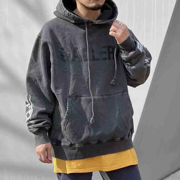 designer 2022 fashion men's hoodies cotton sweater galleryt deptss washed grey flame sleeve arm printed brushed hooded pullover sweatsh, Black
designer 2022 fashion men's hoodies cotton sweater galleryt deptss washed grey flame sleeve arm printed brushed hooded pullover sweatsh, Black