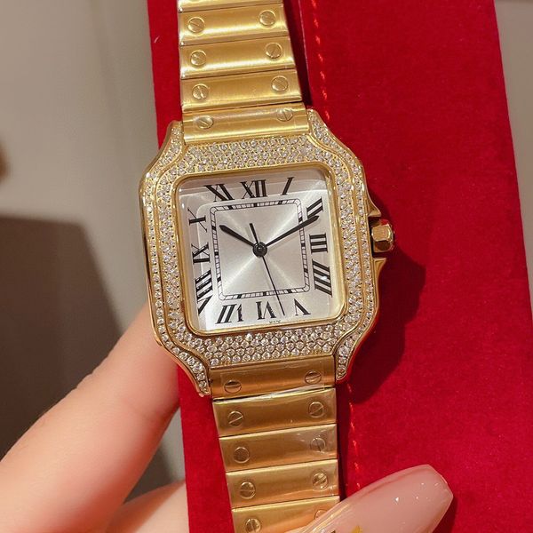 santos designer diamond watch womens watchs 35 mm quartz woman watch lady counter official replica wristwatch ladies senior gift 591a, Slivery;brown
santos designer diamond watch womens watchs 35 mm quartz woman watch lady counter official replica wristwatch ladies senior gift 591a, Slivery;brown