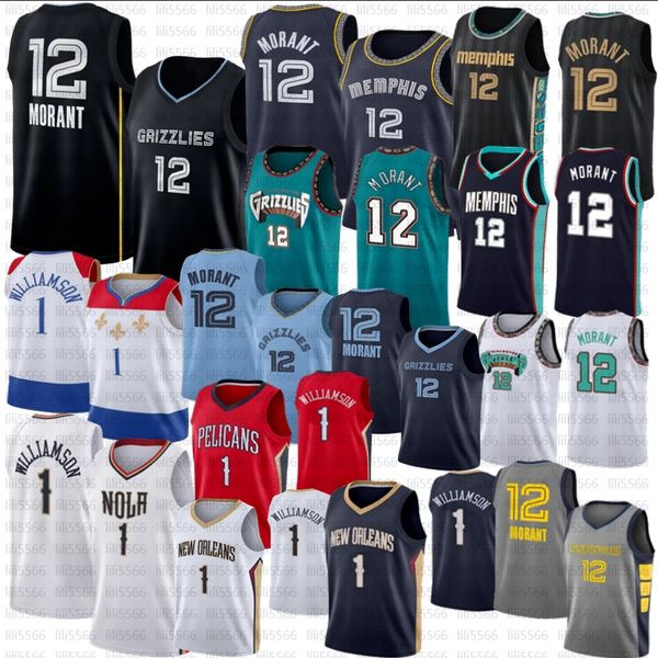 grizzlie ja morant basketball jersey new zion 1 williamson pelican black 2022 2023 city, Black;red
grizzlie ja morant basketball jersey new zion 1 williamson pelican black 2022 2023 city, Black;red