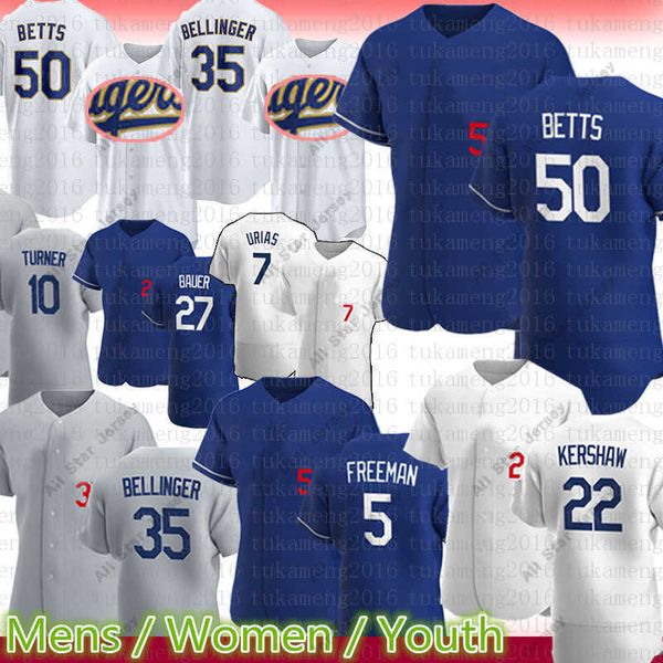 50 mookie betts 5 freddie an dodgers baseball jersey clayton kershaw cody bellinger justin trea turner julio urias trevor bauer mike, Blue;black
50 mookie betts 5 freddie an dodgers baseball jersey clayton kershaw cody bellinger justin trea turner julio urias trevor bauer mike, Blue;black
