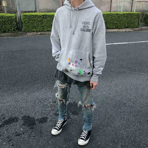 designer 2022 fashion men's hoodies cotton sweater gary dept hand painted splash graffiti letter printed hoodie loose womem, Black
designer 2022 fashion men's hoodies cotton sweater gary dept hand painted splash graffiti letter printed hoodie loose womem, Black