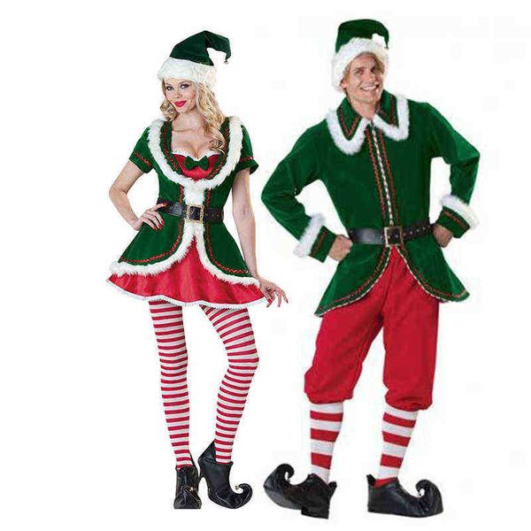 stage wear deluxe christmas santa claus come green xmas elf couple cosplay carnival macot party fancy dress t220901, Black;red
stage wear deluxe christmas santa claus come green xmas elf couple cosplay carnival macot party fancy dress t220901, Black;red