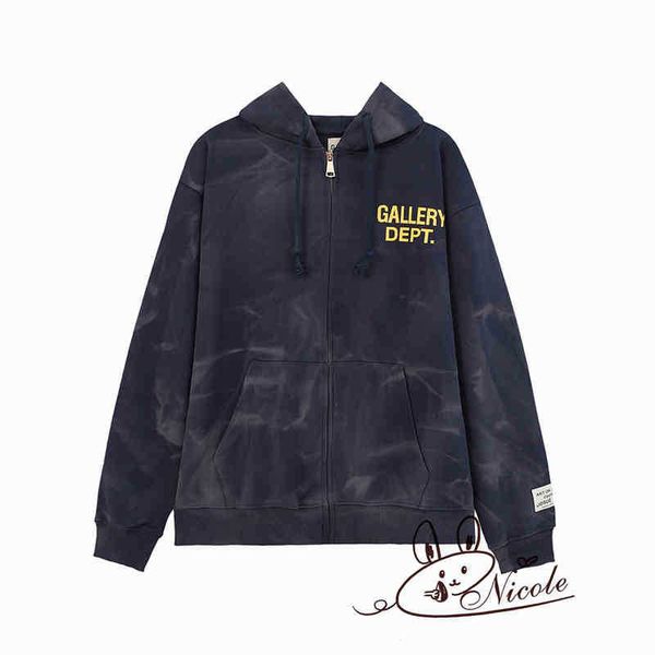 designer 2022 fashion men's hoodies cotton sweater galleryt deptss fall new letters print tie dye zip hooded cardigan loose men and wom, Black
designer 2022 fashion men's hoodies cotton sweater galleryt deptss fall new letters print tie dye zip hooded cardigan loose men and wom, Black