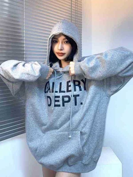 designer 2022 fashion men's hoodies cotton sweater galleryt deptss simple letter solid versatile loose high street autumn winter plush, Black
designer 2022 fashion men's hoodies cotton sweater galleryt deptss simple letter solid versatile loose high street autumn winter plush, Black