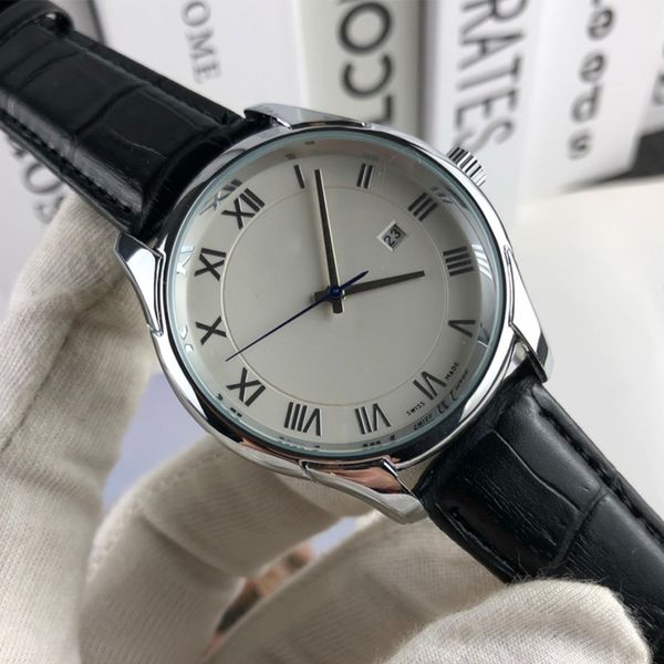 luxury brand men's quartz watch business leisure rome digital calendar stainless steel case leather watches, Slivery;brown
luxury brand men's quartz watch business leisure rome digital calendar stainless steel case leather watches, Slivery;brown