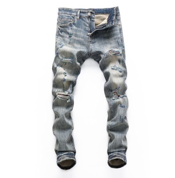 men jeans for men rip slim fit skinny men pants orange star patch wearing cowboy stretch cult stretch motorcycle chic long straight hip hop, Blue
men jeans for men rip slim fit skinny men pants orange star patch wearing cowboy stretch cult stretch motorcycle chic long straight hip hop, Blue