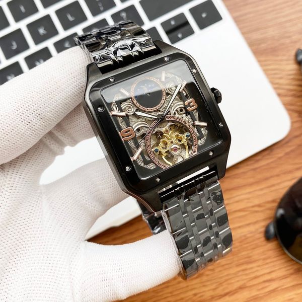santos designer watch mens watchs 45mm sapphire mirror automatic mechanical man watch counter official replica wristwatch senior gift 0187, Slivery;brown
santos designer watch mens watchs 45mm sapphire mirror automatic mechanical man watch counter official replica wristwatch senior gift 0187, Slivery;brown