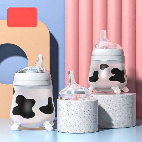 silicone baby feeding bottle cute cow imitating breast milk for born infant anti-colic anti-choking milk
silicone baby feeding bottle cute cow imitating breast milk for born infant anti-colic anti-choking milk
