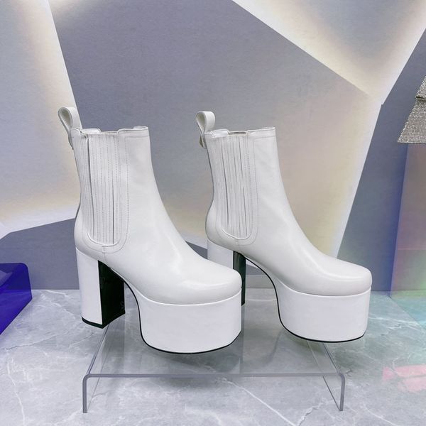 tan-go calf leather chelsea platform booties ankle boots round toe heels chunky block high heel short boot luxury designers runway shoes for, Black
tan-go calf leather chelsea platform booties ankle boots round toe heels chunky block high heel short boot luxury designers runway shoes for, Black